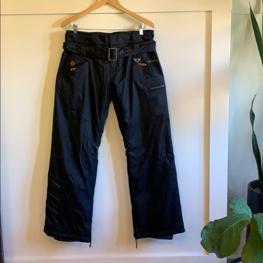 Gretchen Bleiler Medium Black Snow Pants